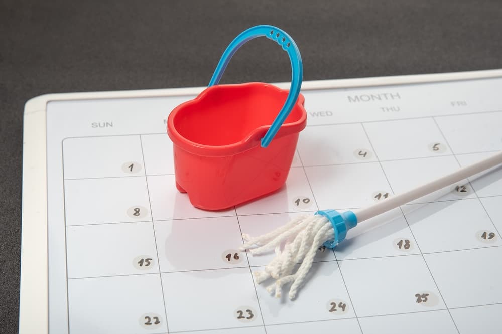 How do I create a realistic cleaning schedule